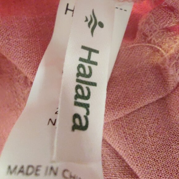 Halara High Waisted Pocket Wide Leg Flowy Solid Palazzo Casual Linen Feel Pants - Picture 3 of 16